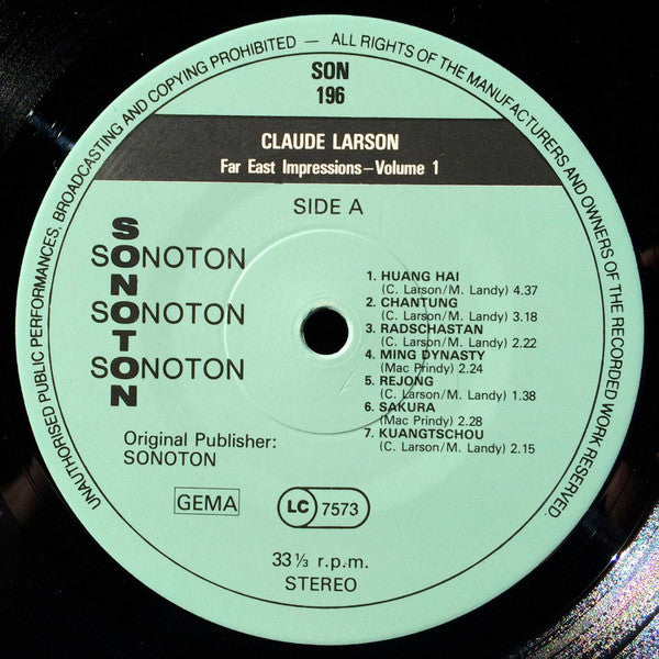 Claude Larson : Far East Impressions Volume 1 (LP)