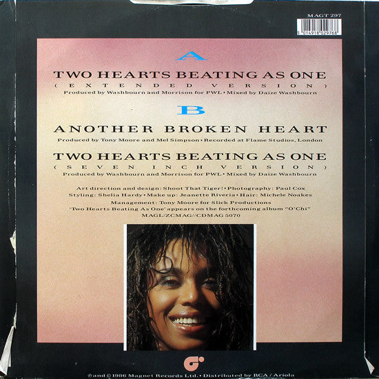 O'Chi Brown : Two Hearts Beating As One (Extended Version) (12", Single)