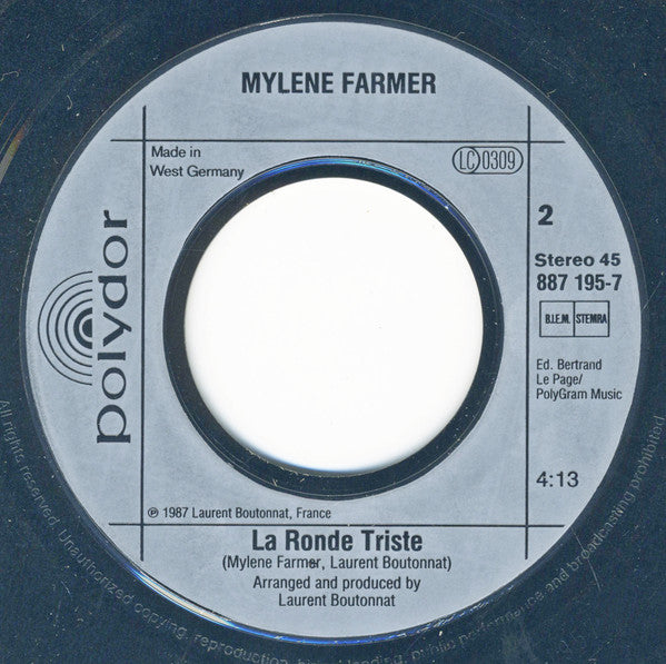 Mylène Farmer : Sans Contrefaçon (7", Single)