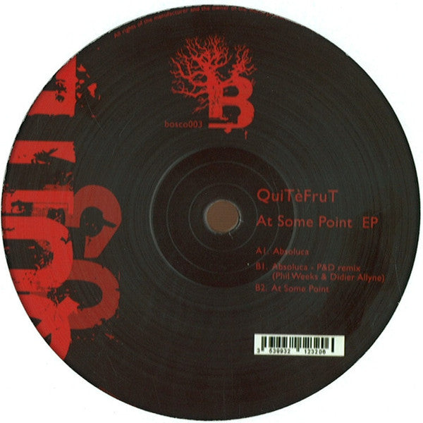 QuiTèFruT* : At Some Point EP (12", EP)