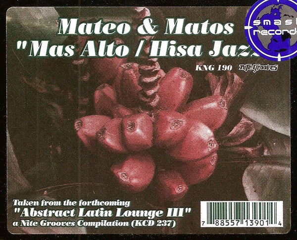 Mateo & Matos : Mas Alto / Hisa Jazz (12")