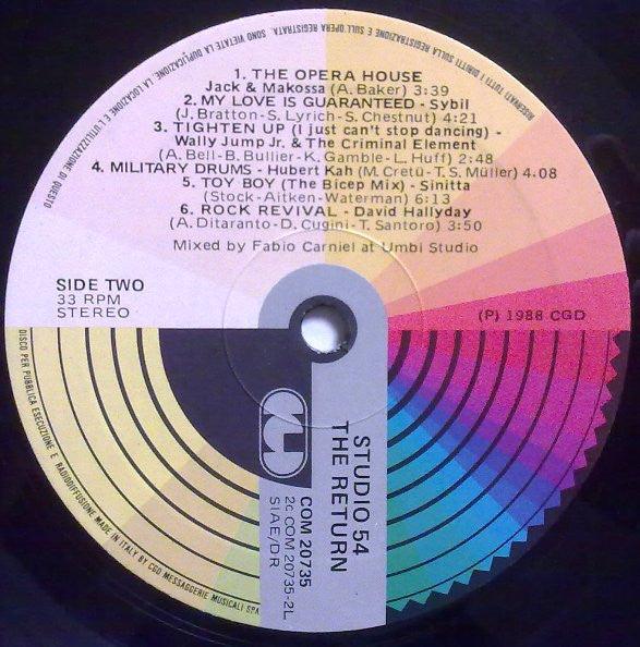 Various : Studio 54 - The Return (LP, Mixed)