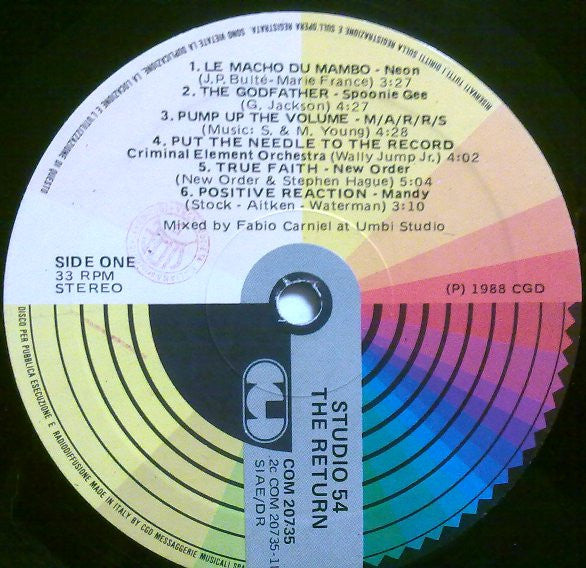 Various : Studio 54 - The Return (LP, Mixed)