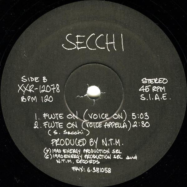 Secchi* Featuring Orlando Johnson : I Say Yeah / Flute On (Massive Remixes) (12")