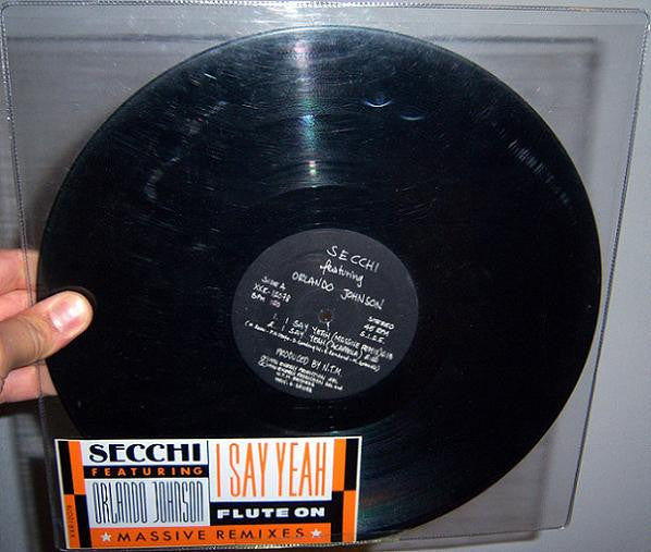 Secchi* Featuring Orlando Johnson : I Say Yeah / Flute On (Massive Remixes) (12")