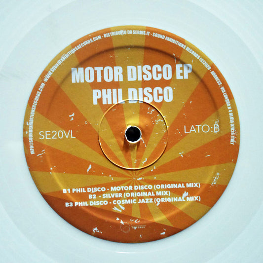 Phil Disco : Motor Disco EP (12", EP, Whi)