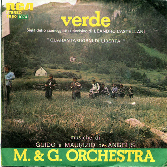 Guido & Maurizio De Angelis Orchestra : Verde / È Difficile   (7")