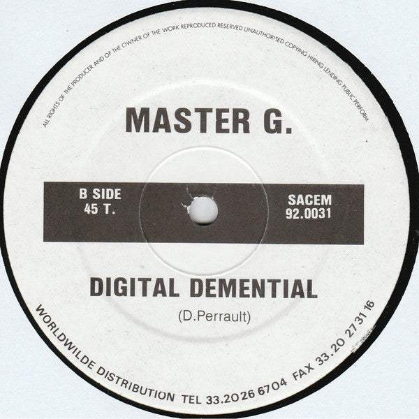 Master G. : Something For Your Mind (12")