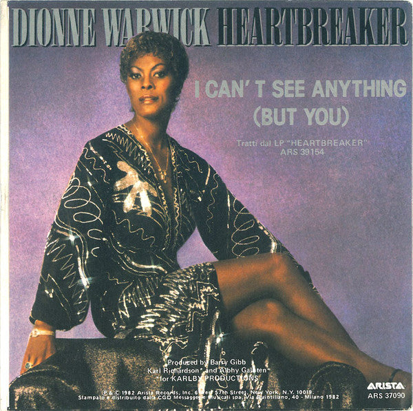 Dionne Warwick : Heartbreaker (7")