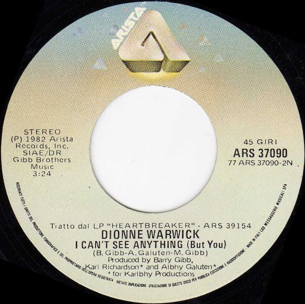 Dionne Warwick : Heartbreaker (7")