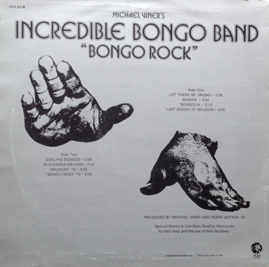 Michael Viner's Incredible Bongo Band* : Bongo Rock (LP, Album)