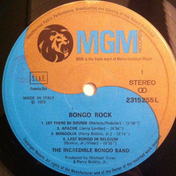 Michael Viner's Incredible Bongo Band* : Bongo Rock (LP, Album)