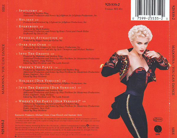 Madonna : You Can Dance (CD, Comp, P/Mixed)