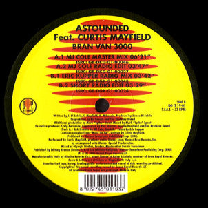 Bran Van 3000 Feat. Curtis Mayfield : Astounded (12")