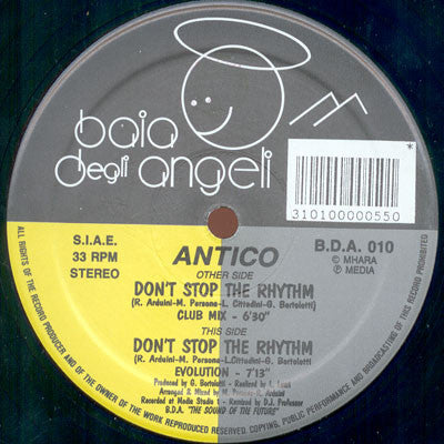 Antico : Don't Stop The Rhythm (12")