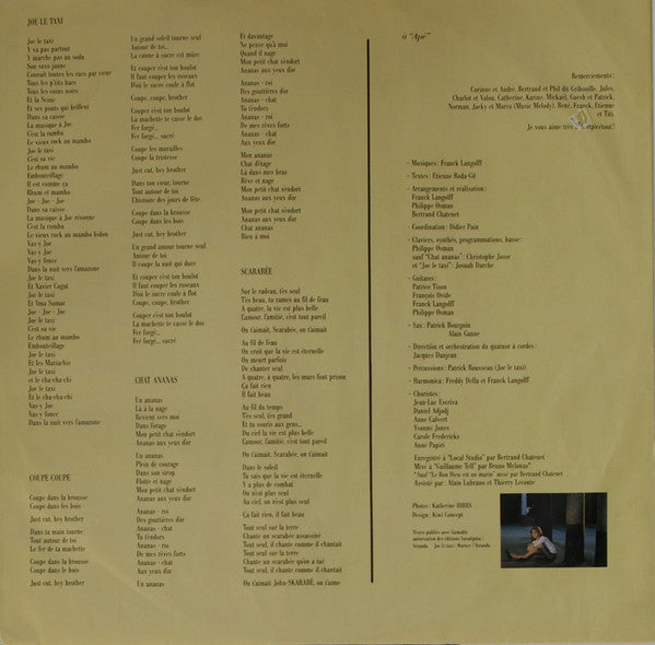 Vanessa Paradis : M & J (LP, Album)