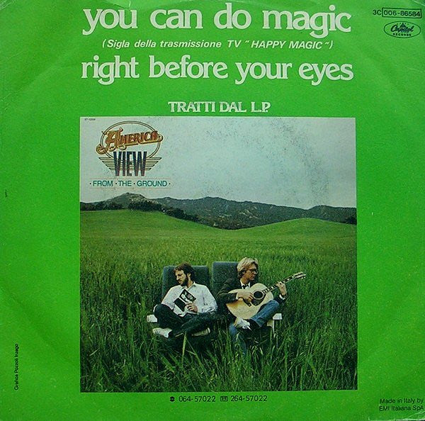 America (2) : You Can Do Magic (7")