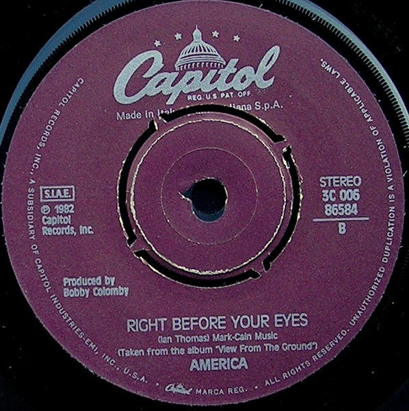 America (2) : You Can Do Magic (7")