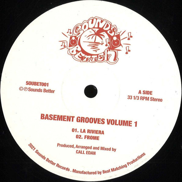 Call Edan : Basement Grooves Volume 1 (12")