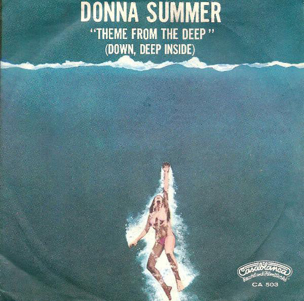 Donna Summer : "Theme From The Deep" (Down, Deep Inside) (7")