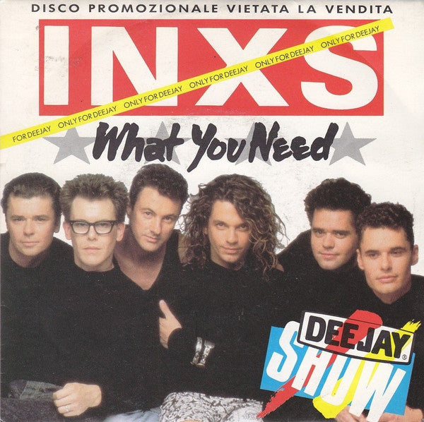 INXS : What You Need (7", Promo)