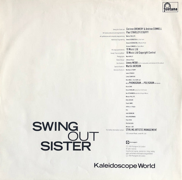 Swing Out Sister : Kaleidoscope World (LP, Album)