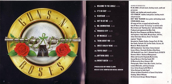 Guns N' Roses : Appetite For Destruction (CD, Album, RE, Son)