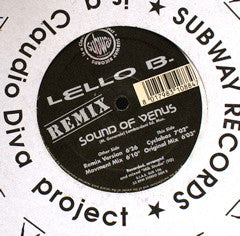 Lello B. : Sound Of Venus (Remix) (12")