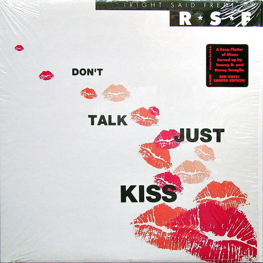 Right Said Fred : Don't Talk Just Kiss (12", Red)