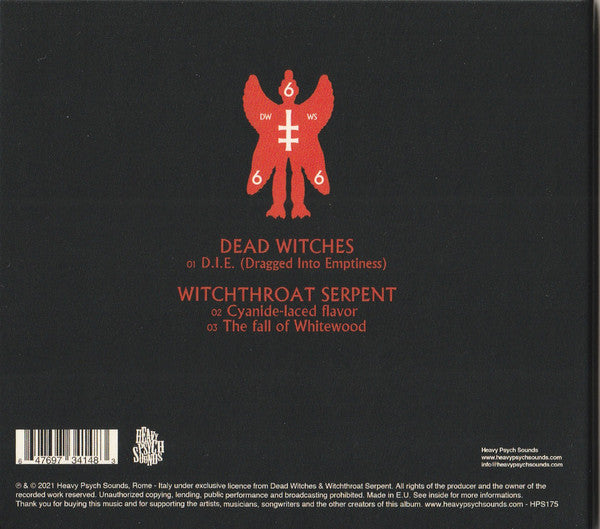 Dead Witches & Witchthroat Serpent : Doom Sessions Vol. 666 (CD, Album)