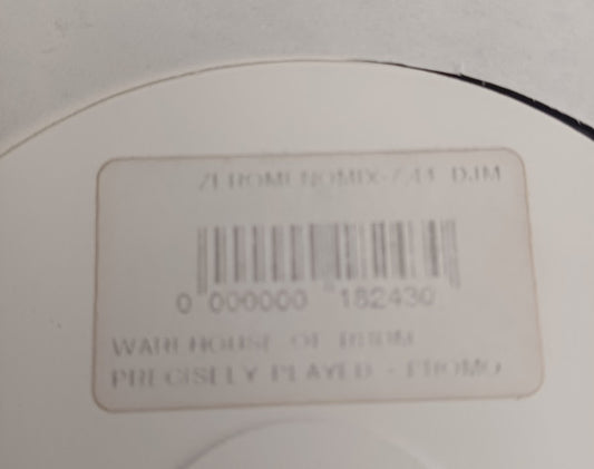 Warehouse Of Rhum : Precisely Played (12", S/Sided, Promo)