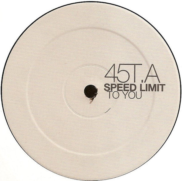 Speed Limit (3) : To You (12")