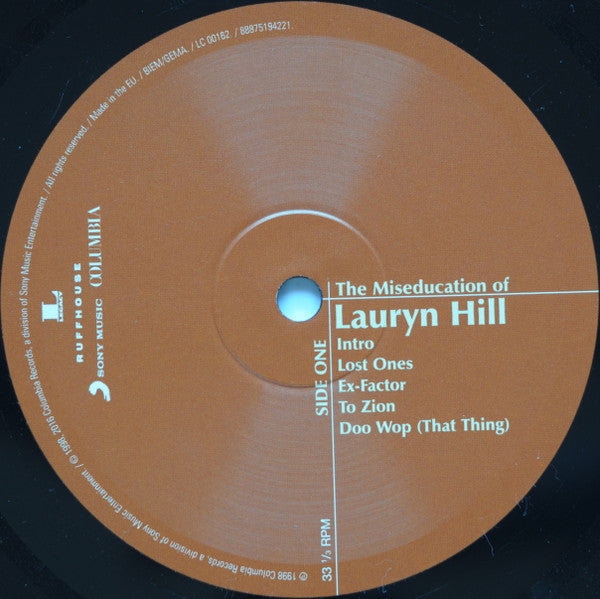 Lauryn Hill : The Miseducation Of Lauryn Hill (2xLP, Album, RE)