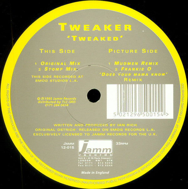 Tweaker (2) : Tweaked (12")