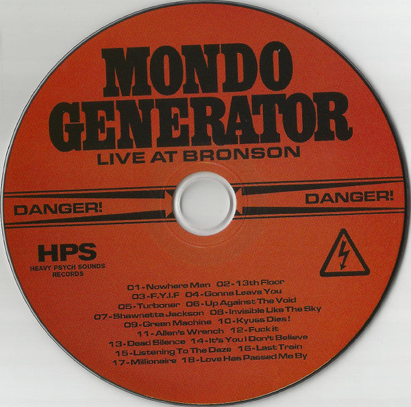 Mondo Generator : Live At Bronson (CD, Album)