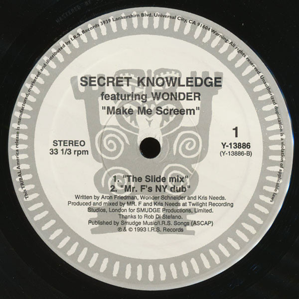 Stories In Dubh Featuring Jacquee Bennett / Secret Knowledge Featuring Wonder : Chapter 3 / Make Me Screem (12")