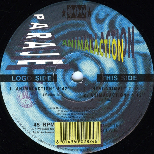 Paraje : Animalaction (12")