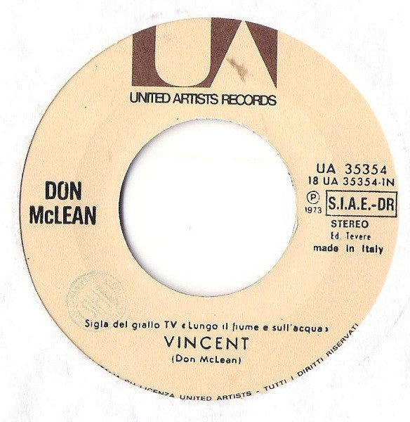 Don McLean : Vincent (7")