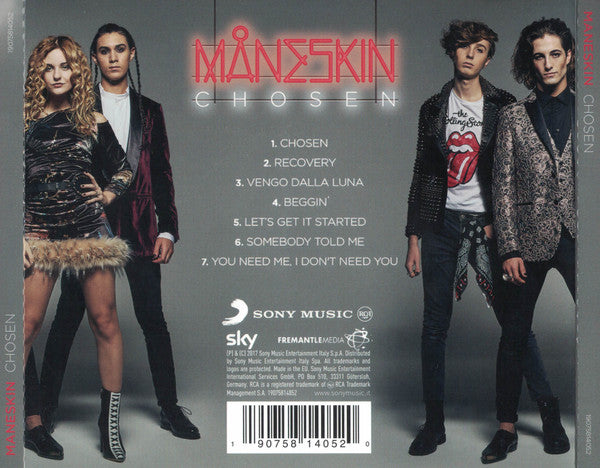 Måneskin : Chosen (CD, EP, RE)