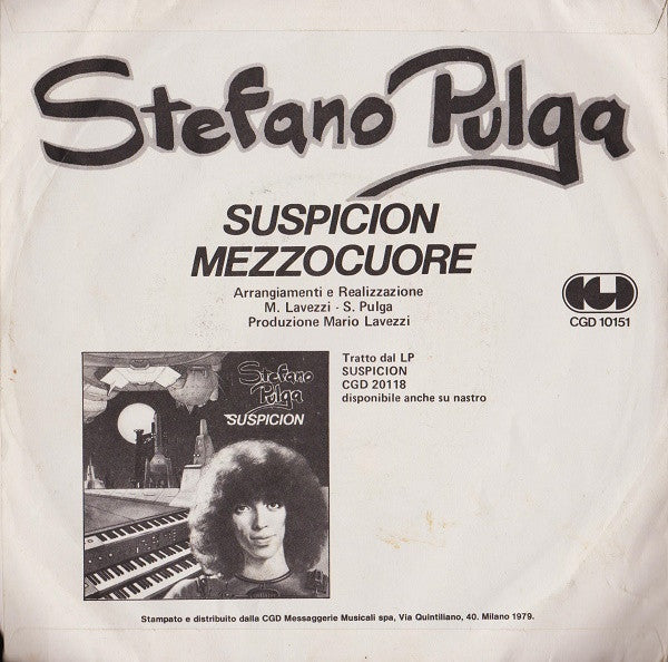 Stefano Pulga : Suspicion (7")