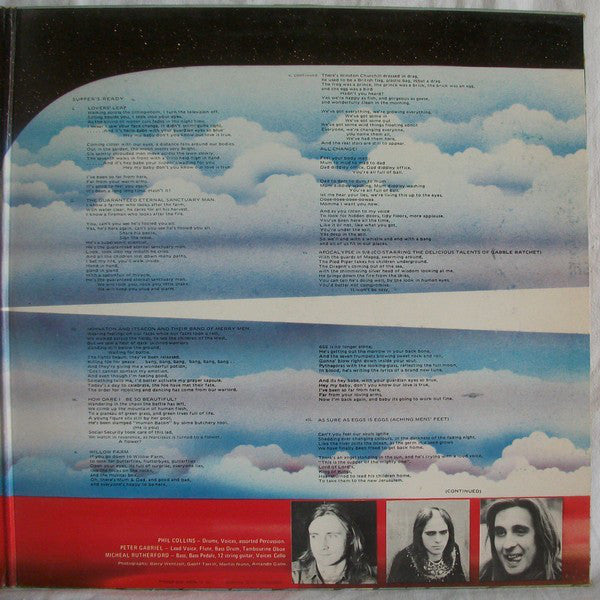 Genesis : Foxtrot (LP, Album, RE, Gat)