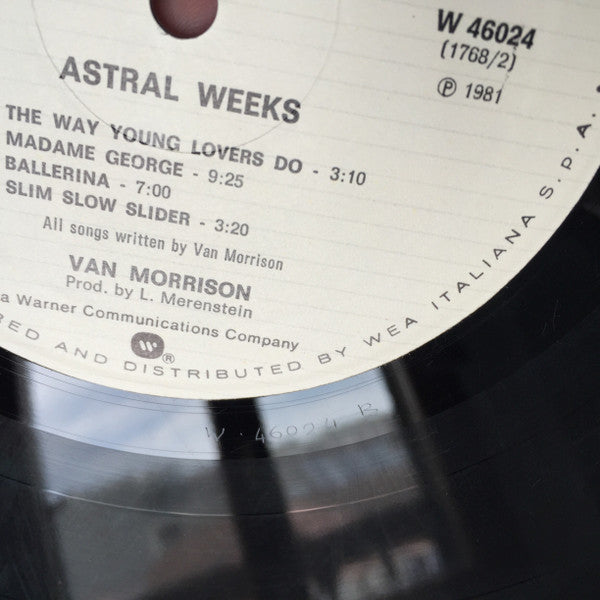 Van Morrison : Astral Weeks (LP, Album, RE)