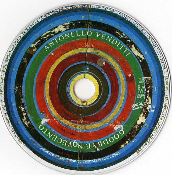 Antonello Venditti : Goodbye N9vecento (CD, Album, Dig)