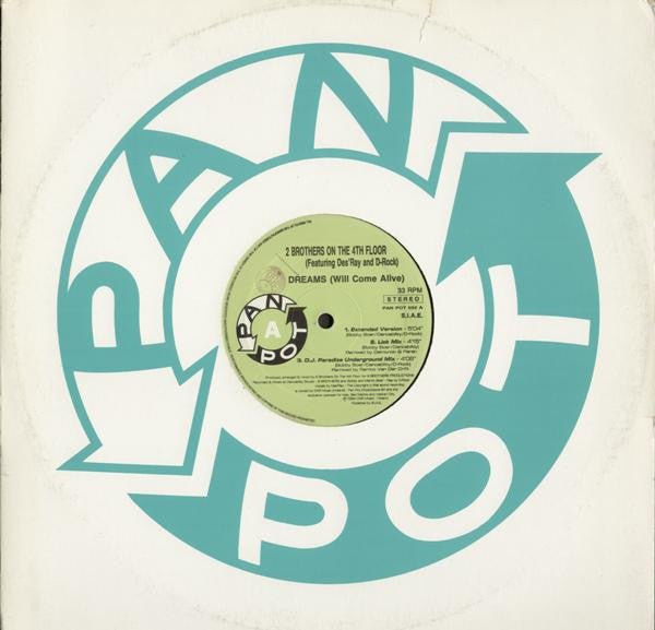 2 Brothers On The 4th Floor Featuring Des'Ray And D-Rock : Dreams (Will Come Alive) (12")