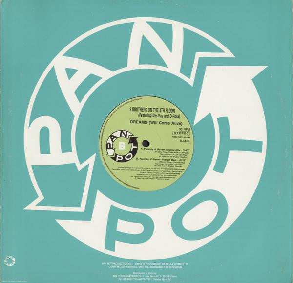 2 Brothers On The 4th Floor Featuring Des'Ray And D-Rock : Dreams (Will Come Alive) (12")
