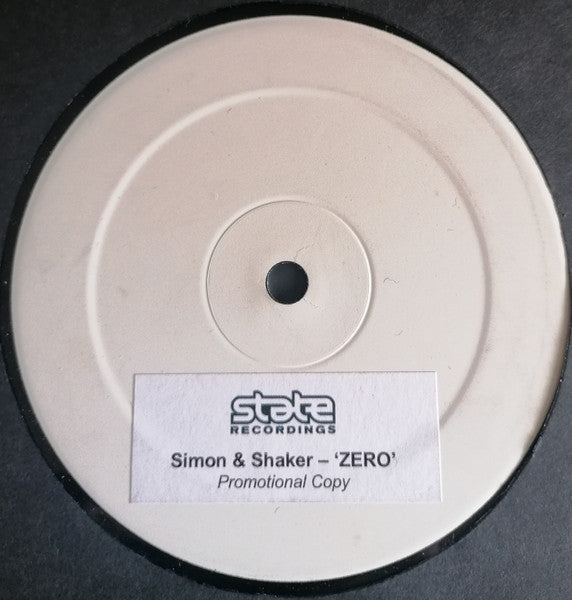 Simon & Shaker : Zero (12", Promo, W/Lbl)