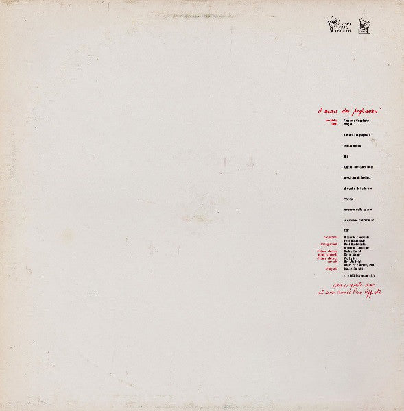 Riccardo Cocciante : Il Mare Dei Papaveri (LP, Album)