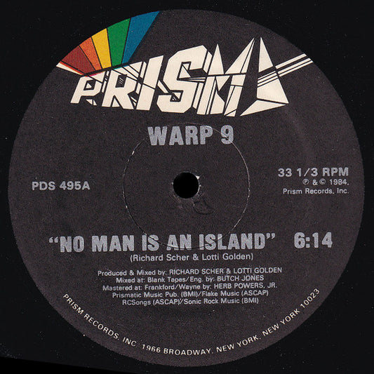 Warp 9 : No Man Is An Island (12")