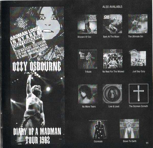 Ozzy Osbourne : Diary Of A Madman (CD, Album, RE, RM)