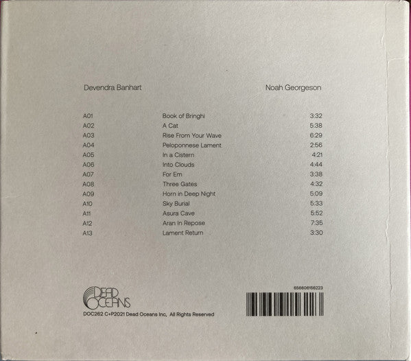 Devendra Banhart, Noah Georgeson : Refuge (CD, Album)